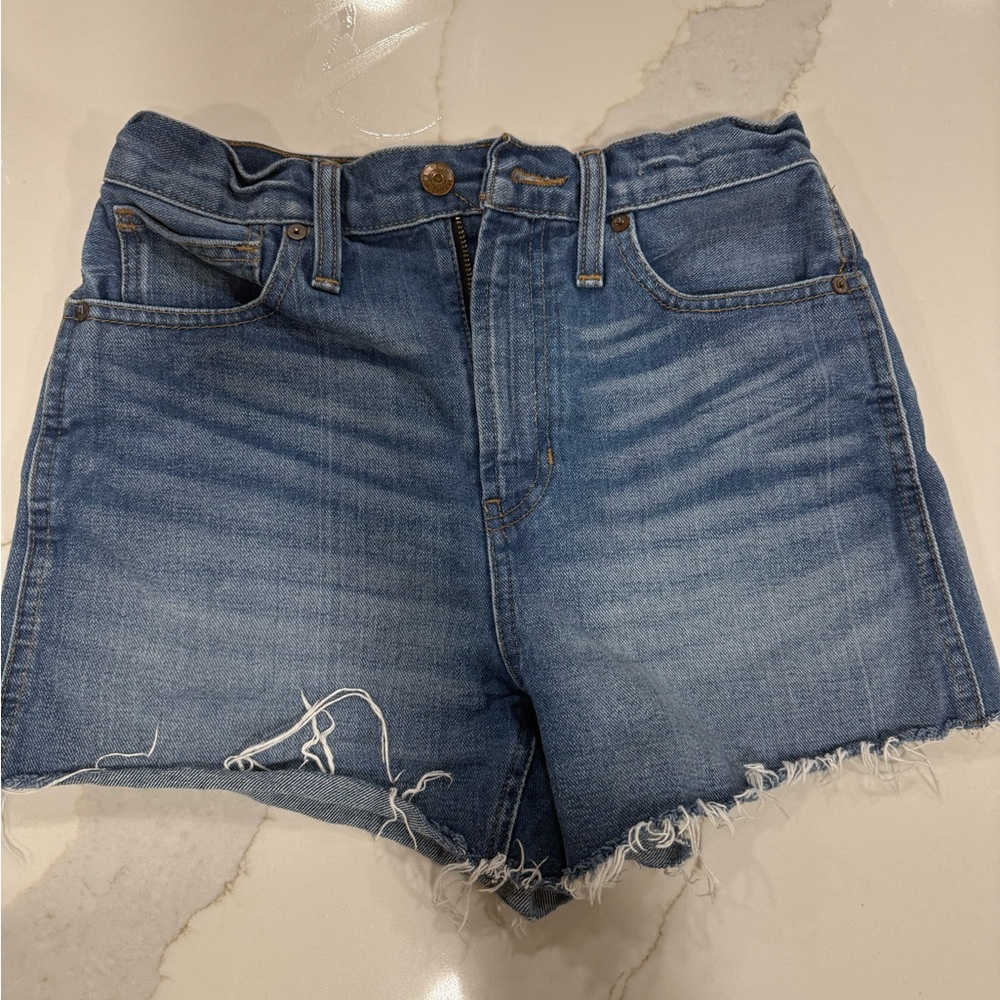 Madewell Classic Blue Denim Shorts